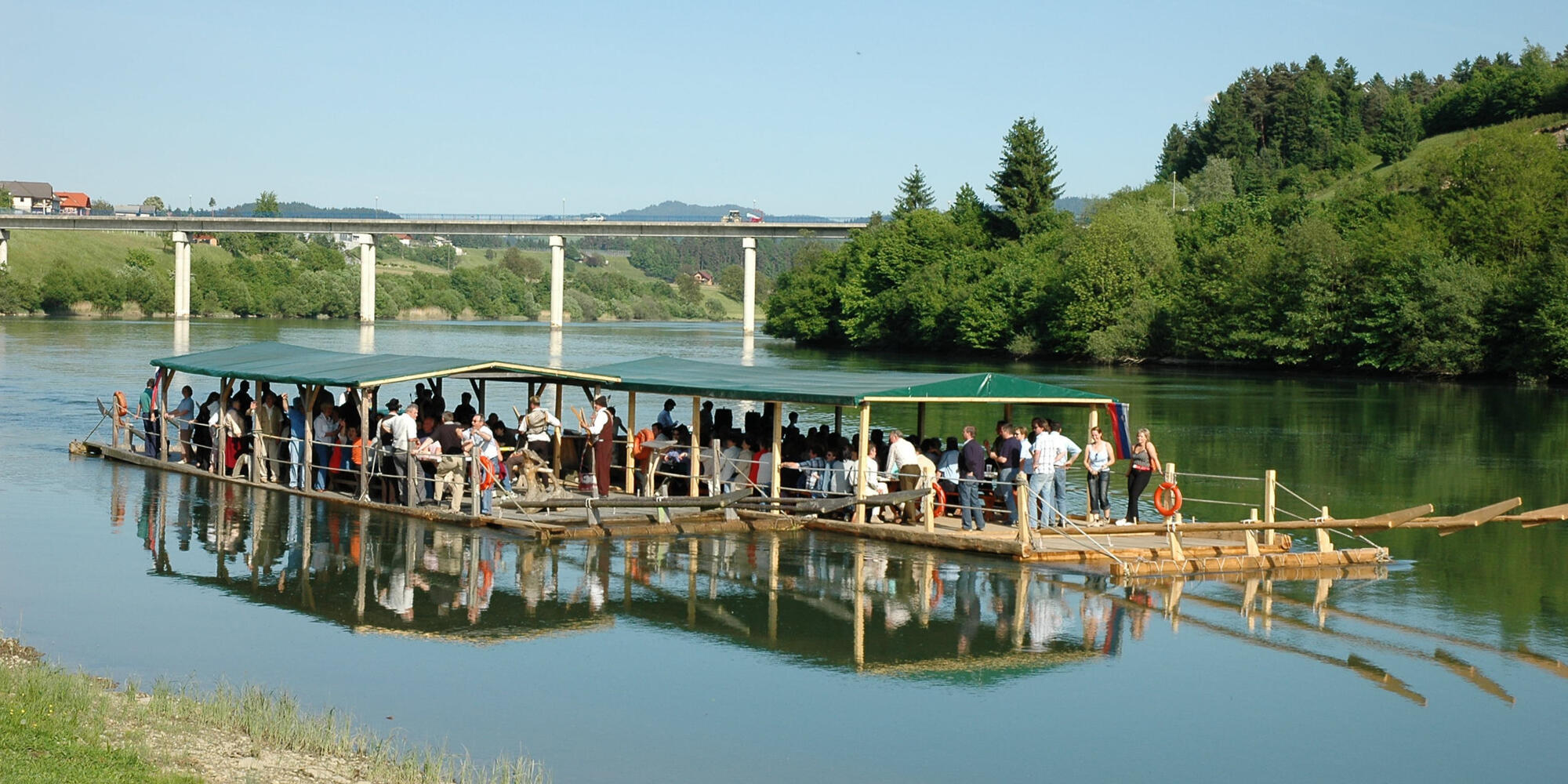 Traditional Raft in Koroška